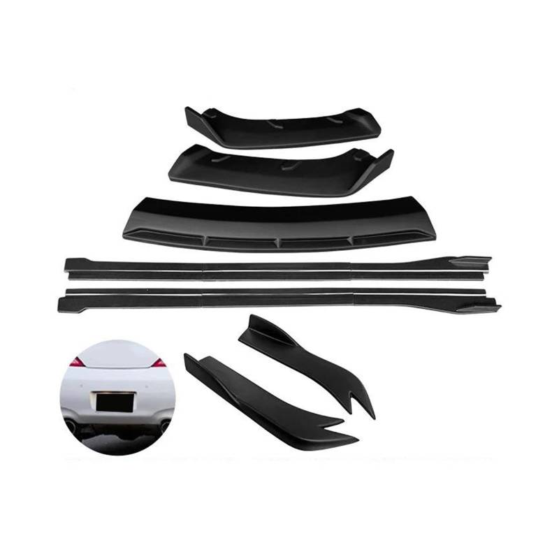 Für Infiniti G25 G35 G37 Limousine 2007-2011 2012 2013 Auto Front Stoßstange Splitter Diffusor Lip Protector Spoiler Seite Röcke Hinten Wrap Winkel Auto Seitenschweller Trittbretter Schweller(Two Door von HLJNLVBN