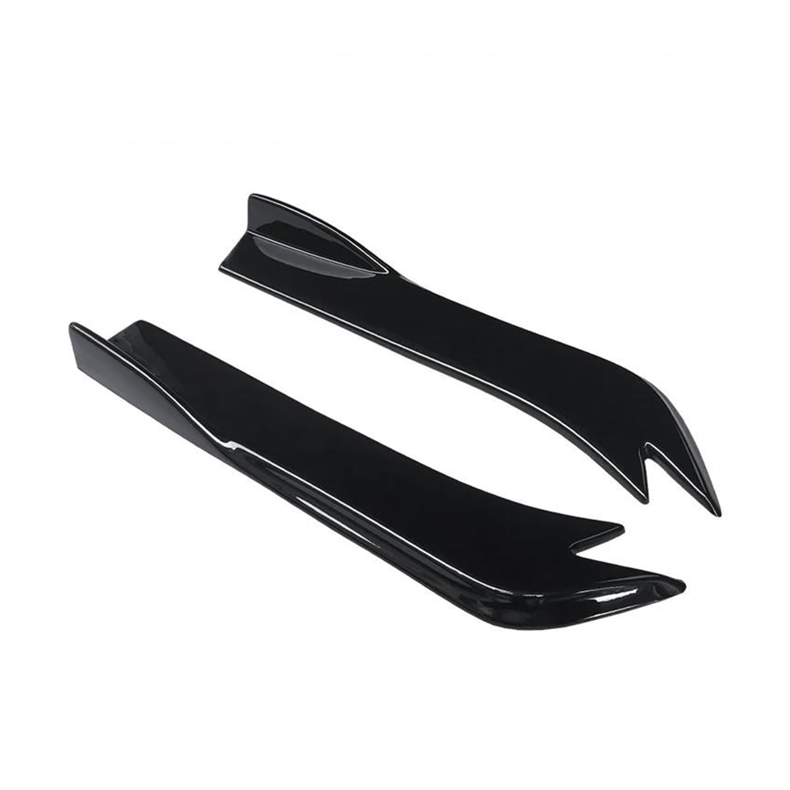 Für Lexus Für GS 2012-2020 2019 2018 2017 Auto Hinten Stoßstange Splitter Schürzen Stamm Lip Spoiler Canard Flügel Diffusor Wrap Winkel Schutz Auto Seitenschweller Trittbretter Schweller(Gloss Black) von HLJNLVBN