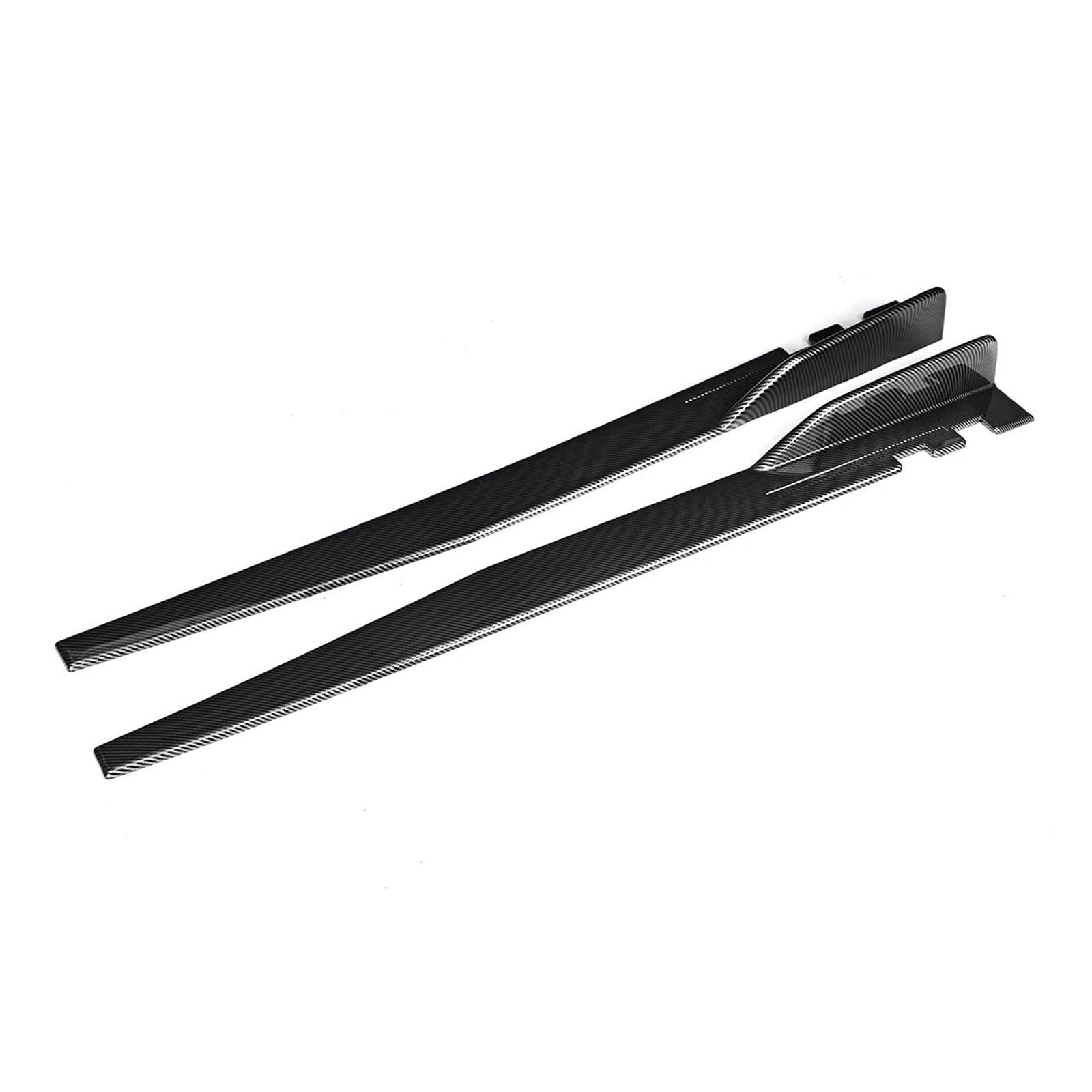 Für Lexus IS200T IS250 IS350 ES300h ES330 ES350 Auto Seitenschweller Carbon Winglet Extensions Splitter Rocker Panel Splitter Lippen Auto Seitenschweller Trittbretter Schweller(Glossy Black) von HLJNLVBN