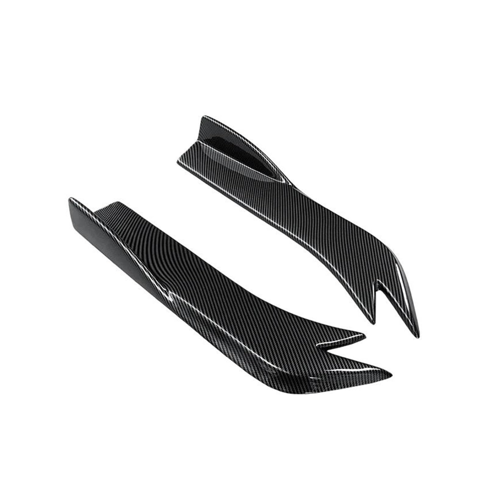 Für S5 2017 2018 2019 Auto Heckstoßstange Splitter Schürzen Flügel Diffusor Wrap Winkelschutz Carbon Trunk Lip Spoiler Canard Auto Seitenschweller Trittbretter Schweller(Kohlefaser-Optik) von HLJNLVBN