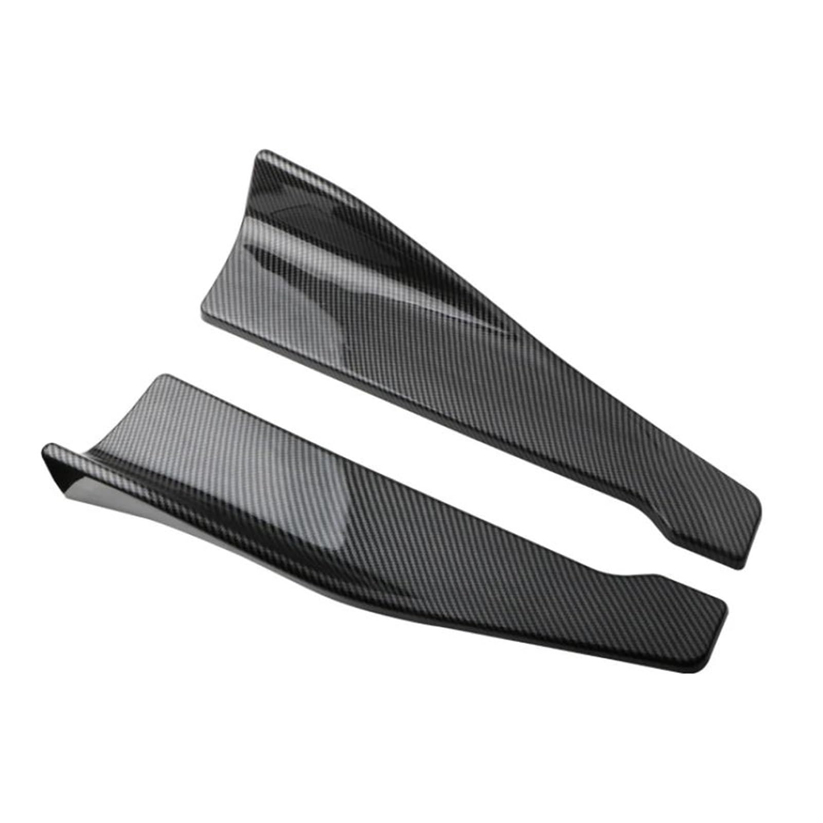 Für VW Für Golf 5 6 Universal 48CM Länge Auto Seite Rock Bumper Spoiler Splitter Protector Scratch Auto Seitenschweller Trittbretter Schweller(Kohlefaser) von HLJNLVBN