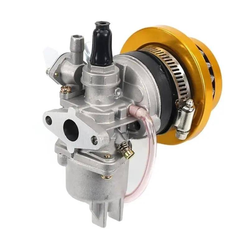 Roller Vergaser Für 47cc 49cc Für Mini Quad ATV Dirt Pocket Bike Motorrad Motor Carb Vergaser Mit Luftfilter 2 Hub Vergaserbaugruppe(Gelb) von HLJNLVBN