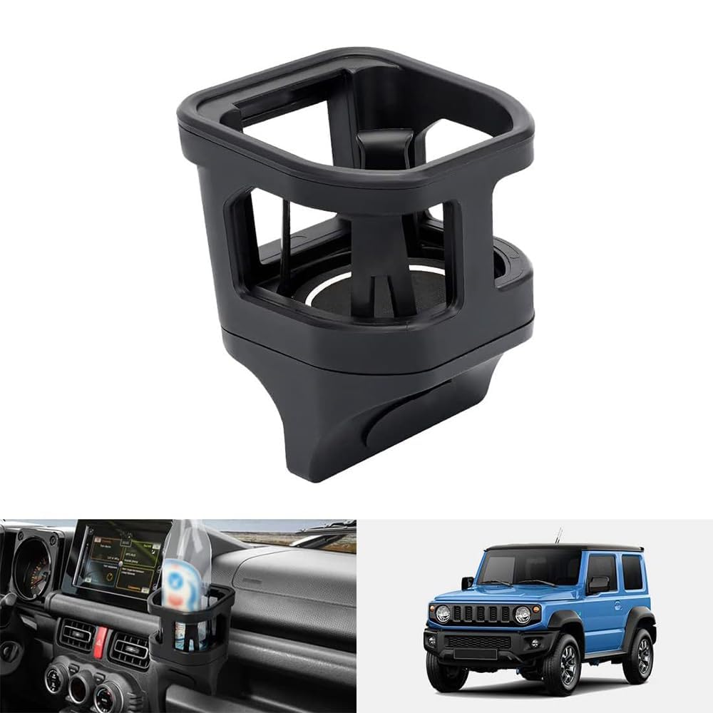 HLMNAKE Getränkehalter für Suzuki jimny JB64 JB74 2019-2024, Multifunktion Flaschenhalter Flaschen Halterung Car Phone Holder (Stil C) von HLMNAKE