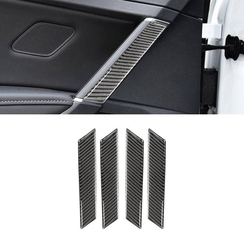 HLMNAKE Interior Sticker Abdeckung aus Carbonfaser, Auto Trim Tuning Dekoration Accessoires für 2014-2020 VW GOLF 7 (Innentürgriffe-D) von HLMNAKE