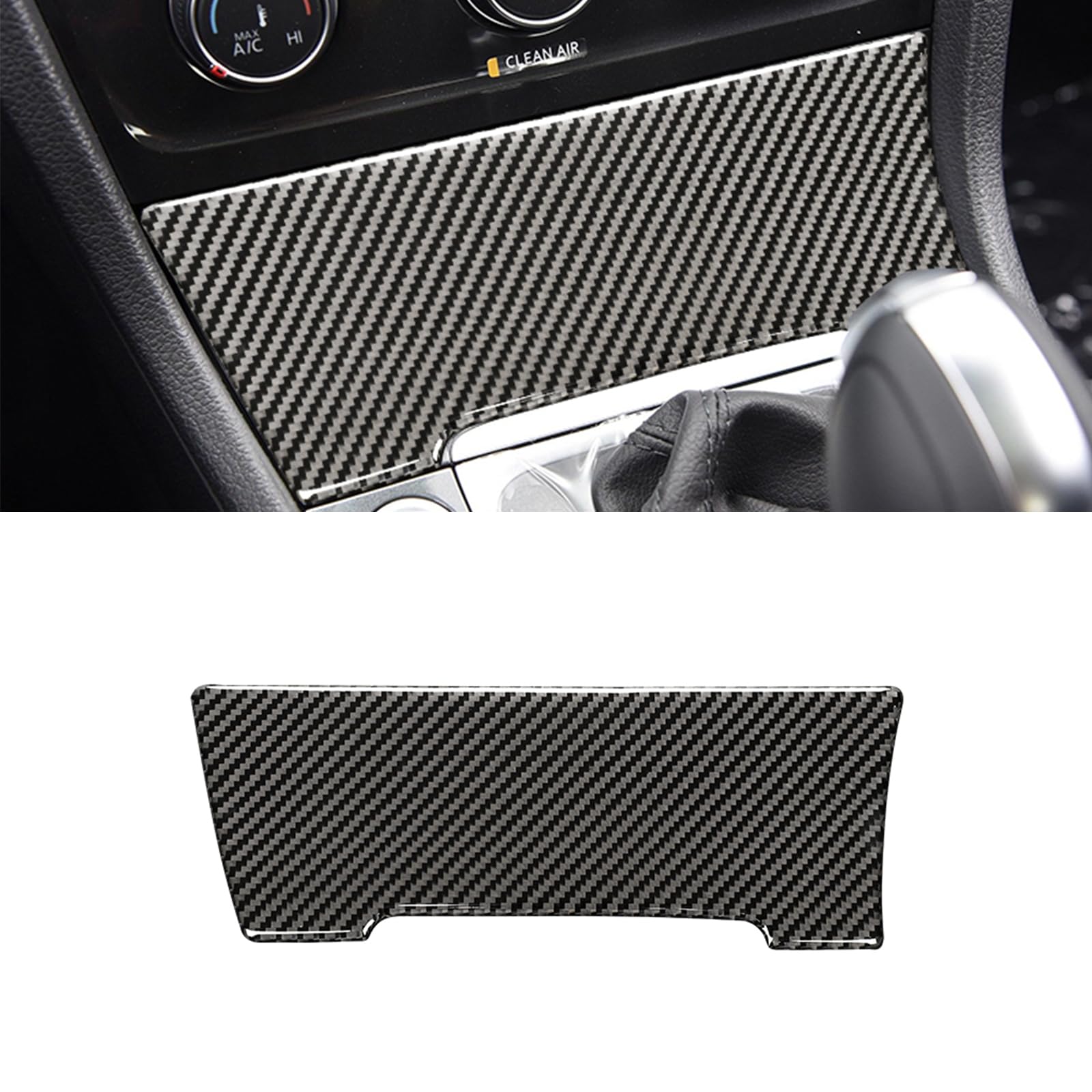 HLMNAKE Interior Sticker Abdeckung aus Carbonfaser, Auto Trim Tuning Dekoration Accessoires für 2014-2020 VW GOLF 7 (Zigarettenanzünder) von HLMNAKE