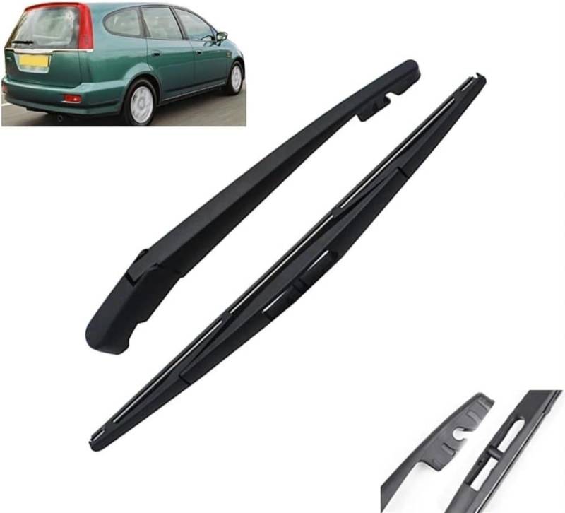 Auto-Scheibenwischer-Set für Honda Stream MK 1 2001 2002 2003 2004 2005 2006,Vorne + Hinten Wischer Klingen,Das Material ist langlebig und die Fenster sind sauber von HLMULL