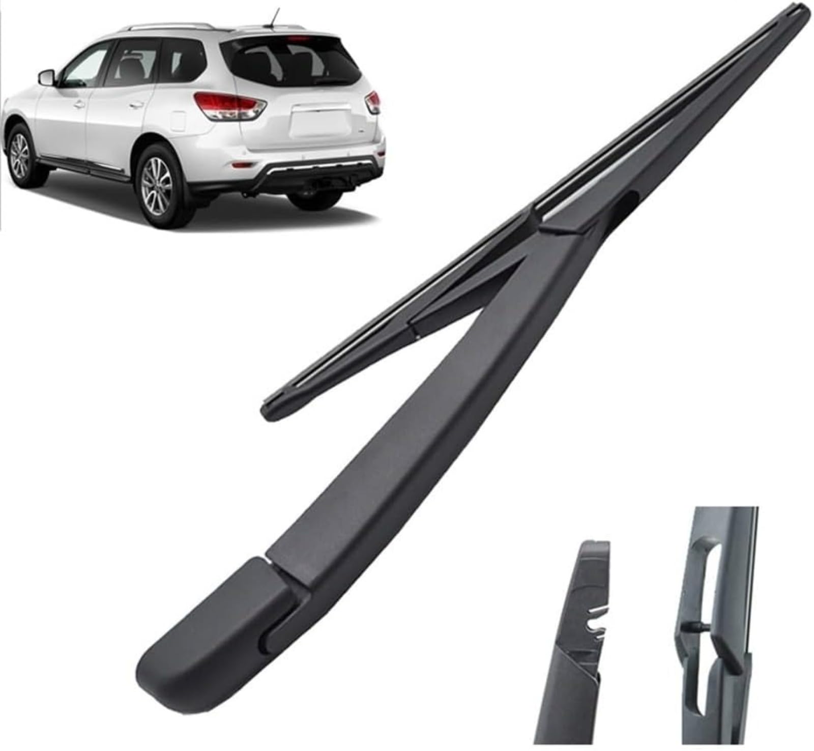 Auto-Scheibenwischer-Set für Nissan Pathfinder R52 2013–2017,Vorne + Hinten Wischer Klingen,Das Material ist langlebig und die Fenster sind sauber von HLMULL