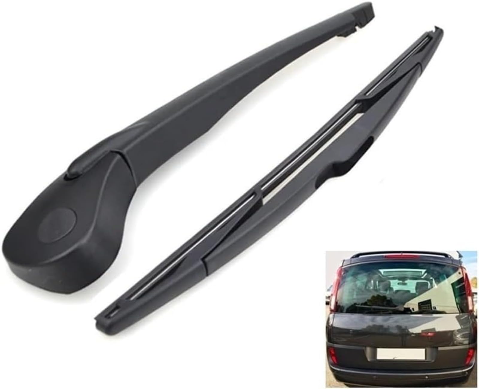 Auto-Scheibenwischer-Set für Renault Espace IV MK 4 2003–2014,Vorne + Hinten Wischer Klingen,Das Material ist langlebig und die Fenster sind sauber von HLMULL