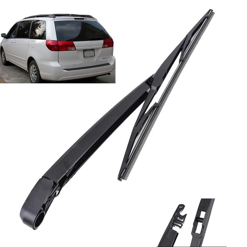 Auto-Scheibenwischer-Set für Toyota Sienna LE XL20 2004–2005,Vorne + Hinten Wischer Klingen,Das Material ist langlebig und die Fenster sind sauber von HLMULL