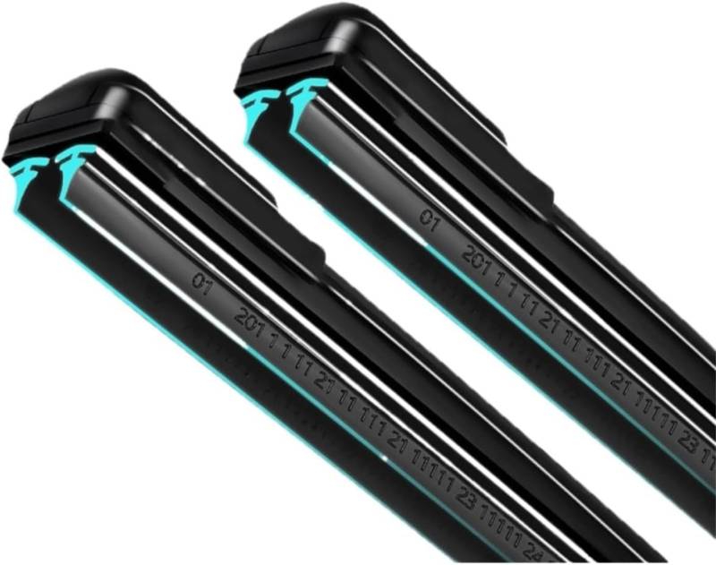 Windscreen Wipers for Passat B7 B8 Saloon Estate Version 2010 2011 2012 2015 2018 2019 2020 2022 Double Rubber Wiper Car Wiper (for B7 2010-2012) von HLMULL