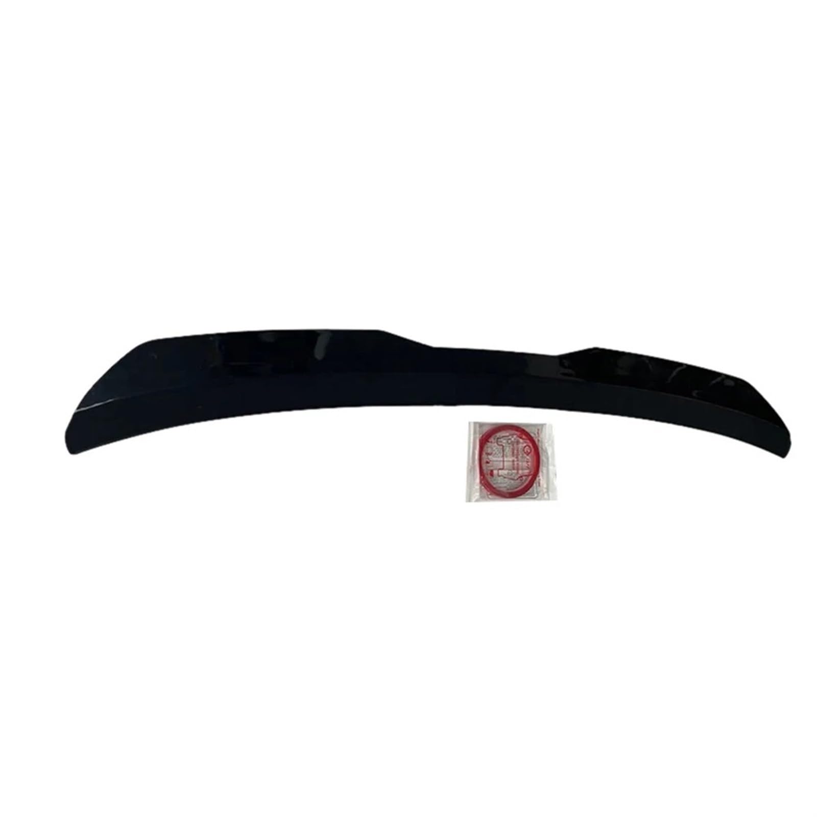 Auto Heckflügel Auto Heckspoiler Zierleiste Paste Typ Kofferraumspoiler Mit Klebeband Modifizierte Teile Auto Heckspoiler(Bright Black) von HMGWLCGH