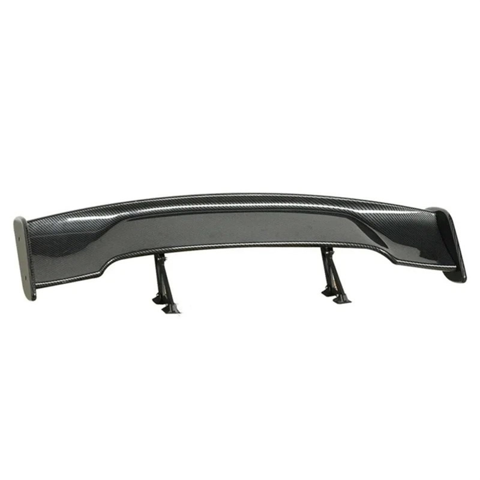 Auto Heckflügel Für JDM Auto 3D 3DI GT Racing Auto Stamm Carbon Fiber Hinten Flügel Spoiler Auto Heckspoiler(ABS Unpainted) von HMGWLCGH