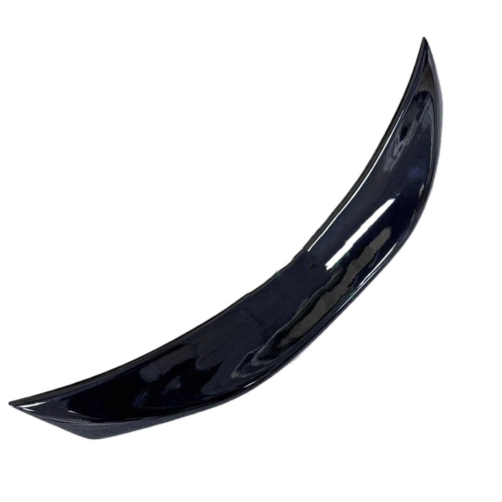 Auto Heckflügel Für Mazda MX5 Für Miata ND RF Für LMS Stil FRP Fiberglas Unlackiert Entenschnabel Spoiler Stamm Flügel Lip Racing Zubehör Tuning Trim Auto Heckspoiler(FRP Bright Black) von HMGWLCGH