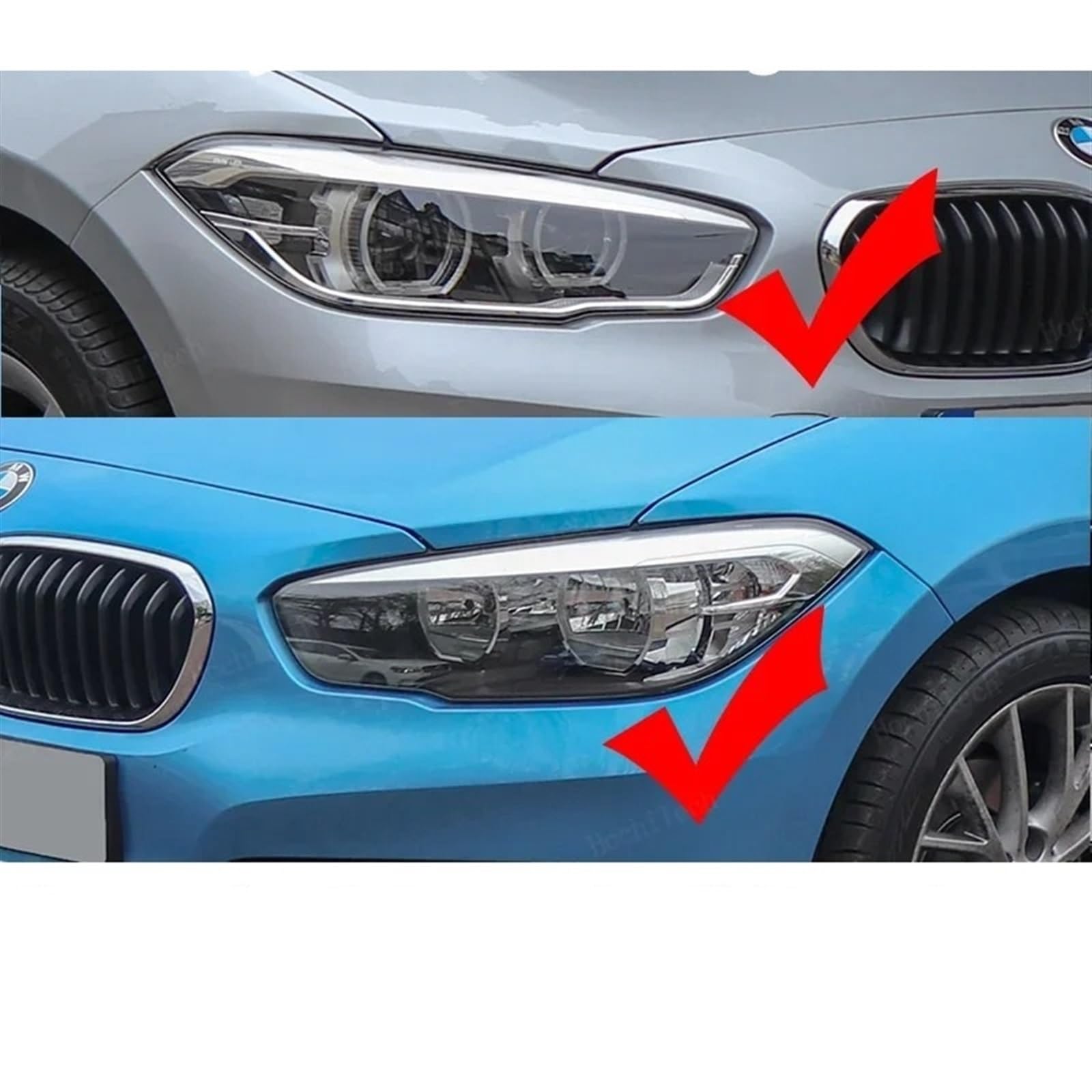 Auto Scheinwerfer Abdeckung Für 1er F20 F21 Facelift 2015-2019 Glaslampenabdeckung Frontscheinwerferabdeckung Scheinwerferschale Transparentes Lampenschirmobjektiv Scheinwerferglas Abdeckungen(Left an von HMGWLCGH