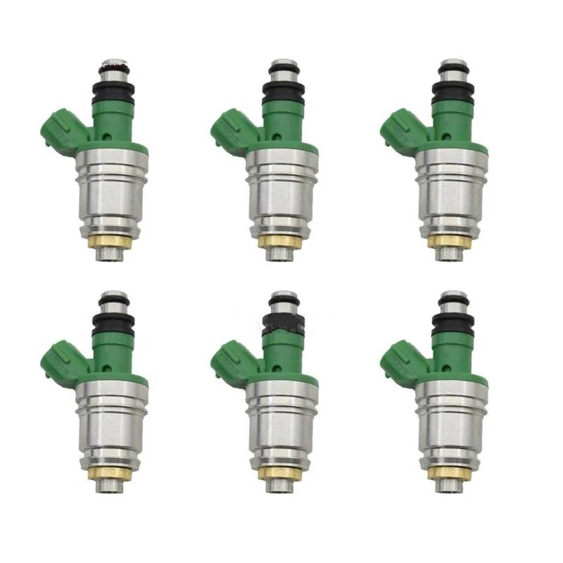 Düse Einspritzventil Für Chevrolet Für Tracker 2001 2002 2003 2004 2.5L V6 6PCS Kraftstoff Injektoren 15710-67D00 JS4J-5 FJ346R Kraftstoff Injektor Düse Kraftstoffeinspritzer von HMGWLCGH