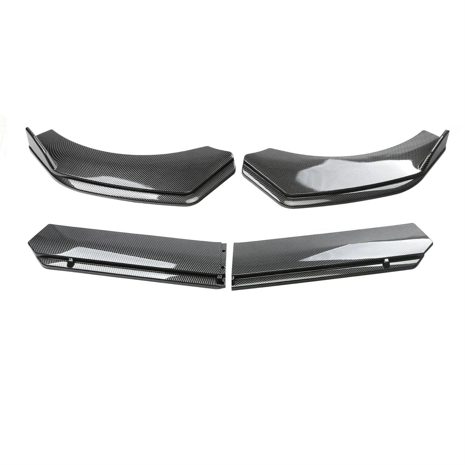 Front Spoiler Lippe Für Alfa Für Romeo Für Giulia 2000-2021 Auto Vorderen Stoßfänger Kinn Lip Spoiler Body Kits Splitter Rock Diffusor Schutz Schutz Abdeckungen Frontstoßstange Lippe(Carbon Fiber) von HMGWLCGH