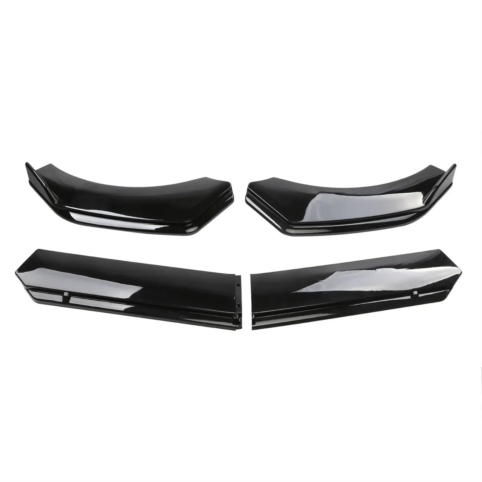 Front Spoiler Lippe Für Alfa Für Romeo Für Giulia 2000-2021 Auto Vorderen Stoßfänger Kinn Lip Spoiler Body Kits Splitter Rock Diffusor Schutz Schutz Abdeckungen Frontstoßstange Lippe(Gloss Black) von HMGWLCGH