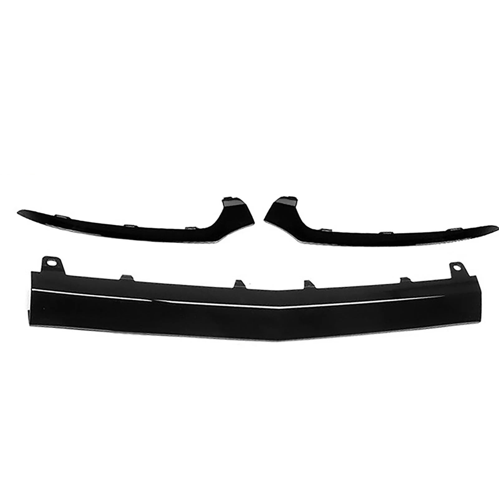 Front Spoiler Lippe Für Benz C Klasse W205 2014-2018 C300 C400 C63 Auto Frontschürze Spoiler Diffusor Schutz Schutz Frontstoßstange Lippe(Black) von HMGWLCGH