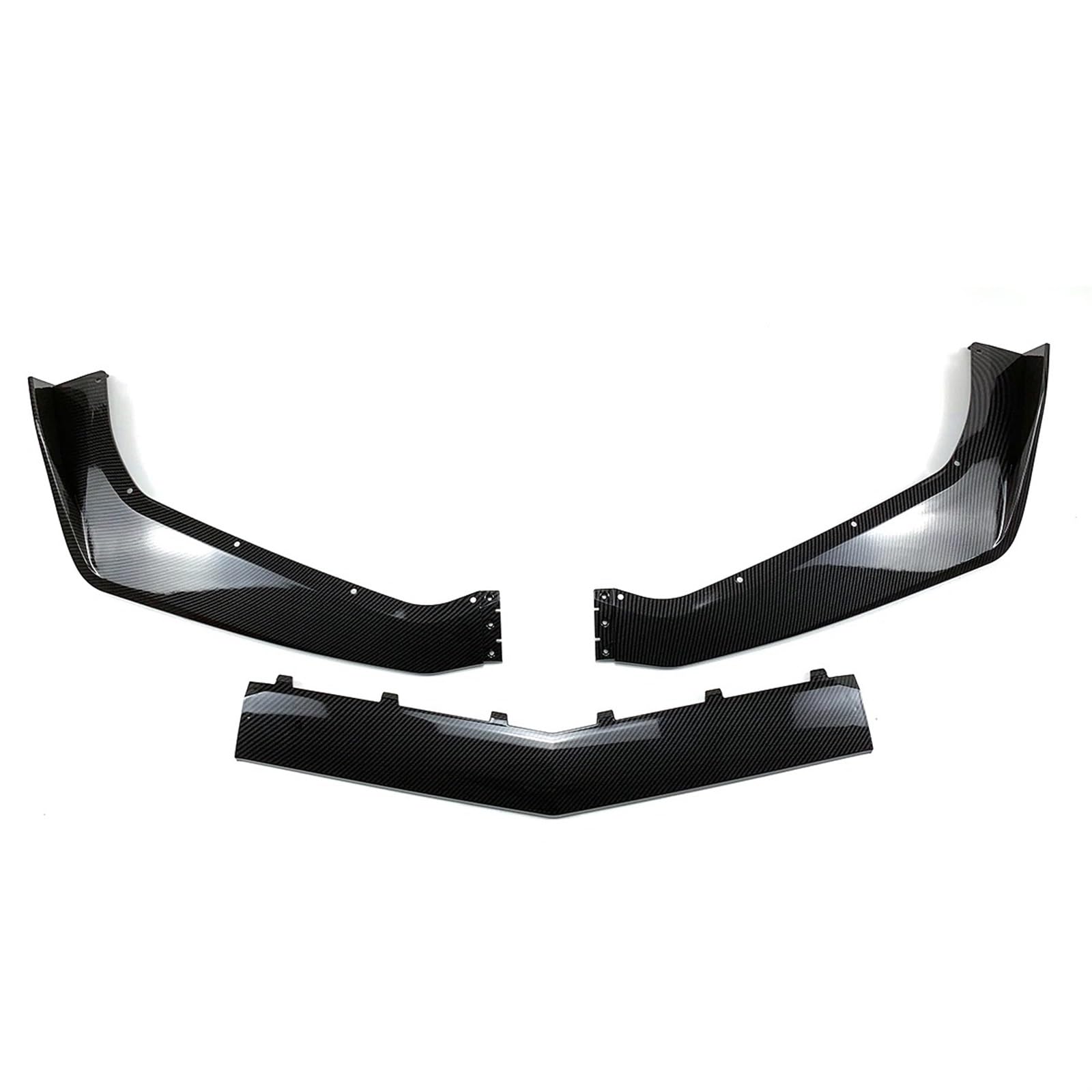 Front Spoiler Lippe Für Chevrolet Für Corvette C7 Modifizieren Stoßstange ZR1 2014-2019 Stil Auto Vorderen Stoßfänger Lip Spoiler Splitter Carbon Faser Stil Body Kit Frontstoßstange Lippe(Carbon Fiber von HMGWLCGH