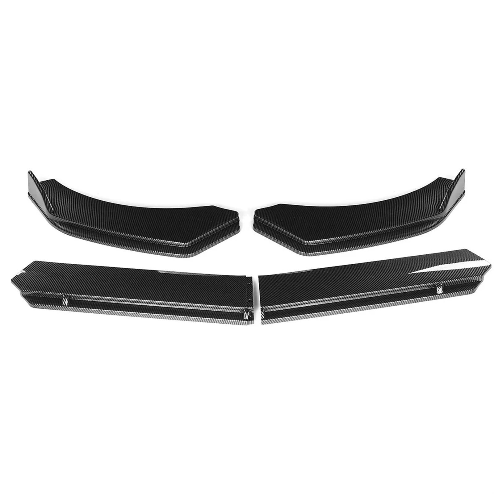 Front Spoiler Lippe Für Civic Für Accord Für FIT Für Jazz Auto Vorderen Stoßfänger Lip Body Kit Spoiler Deflektor Lippen Splitter Schutz ﻿ Frontstoßstange Lippe(Carbon Fiber Look) von HMGWLCGH