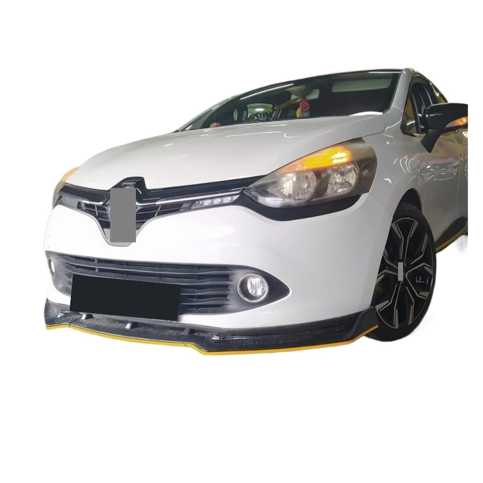 Front Spoiler Lippe Für Clio 4 2011-2019 Body Kit Autozubehör Spoiler Splitter Diffusor Klappe Sport Außenteile 3 Stück Frontstoßstange Lippe ﻿ Frontstoßstange Lippe(Black) von HMGWLCGH