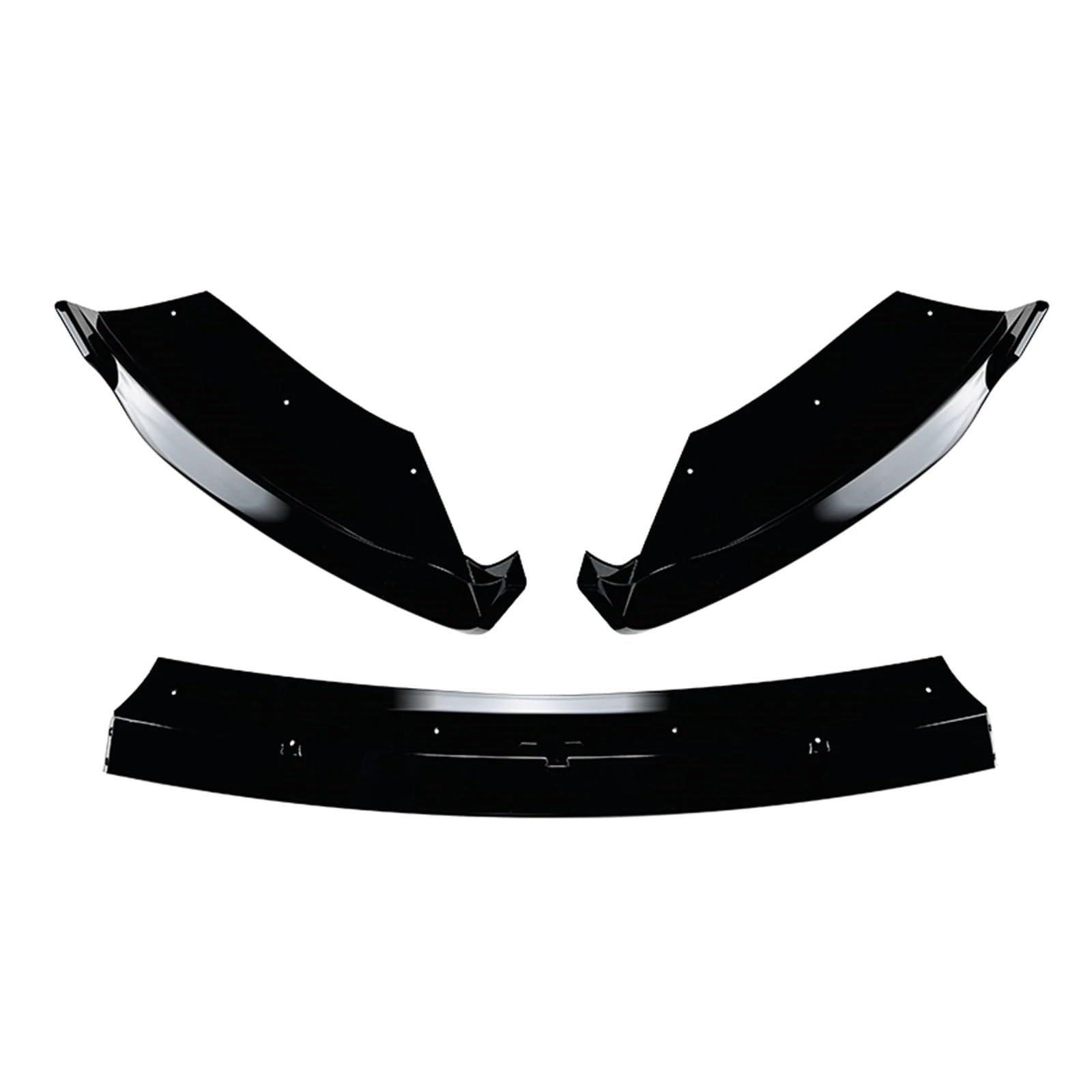 Front Spoiler Lippe Für Ford Für Fiesta ST MK6 Für B-Max B232 2008-2017 Frontschürze Spoiler Lip Untere Splitter Klinge Schutz Frontstoßstange Lippe(Gloss Black) von HMGWLCGH