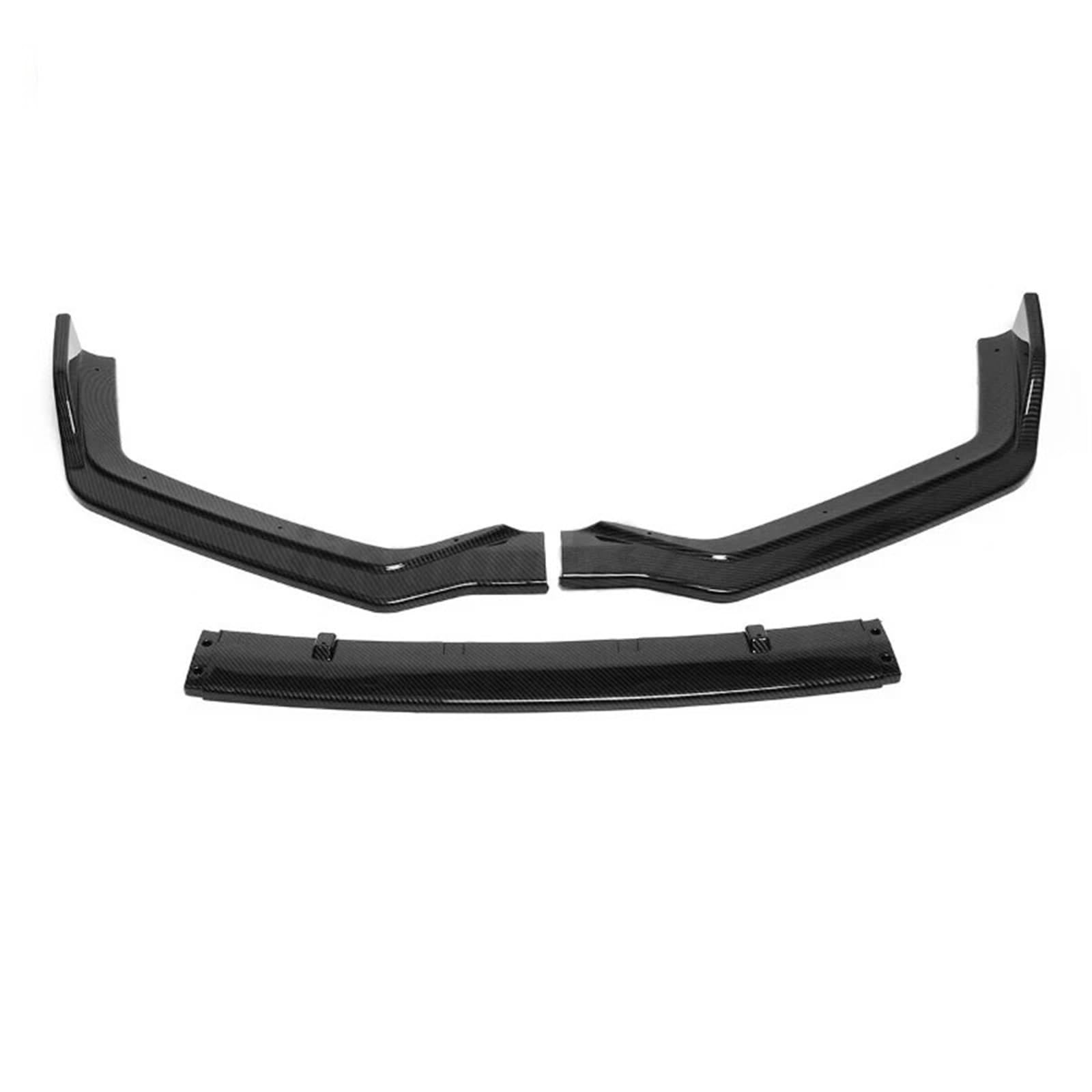 Front Spoiler Lippe Für Infiniti Für Q50 Für Sport Für Modell 2014-2021 3 Stücke Set Auto Vorderen Stoßfänger Lip Spoiler Splitter Frontstoßstange Lippe(Carbon Fiber 18-21) von HMGWLCGH