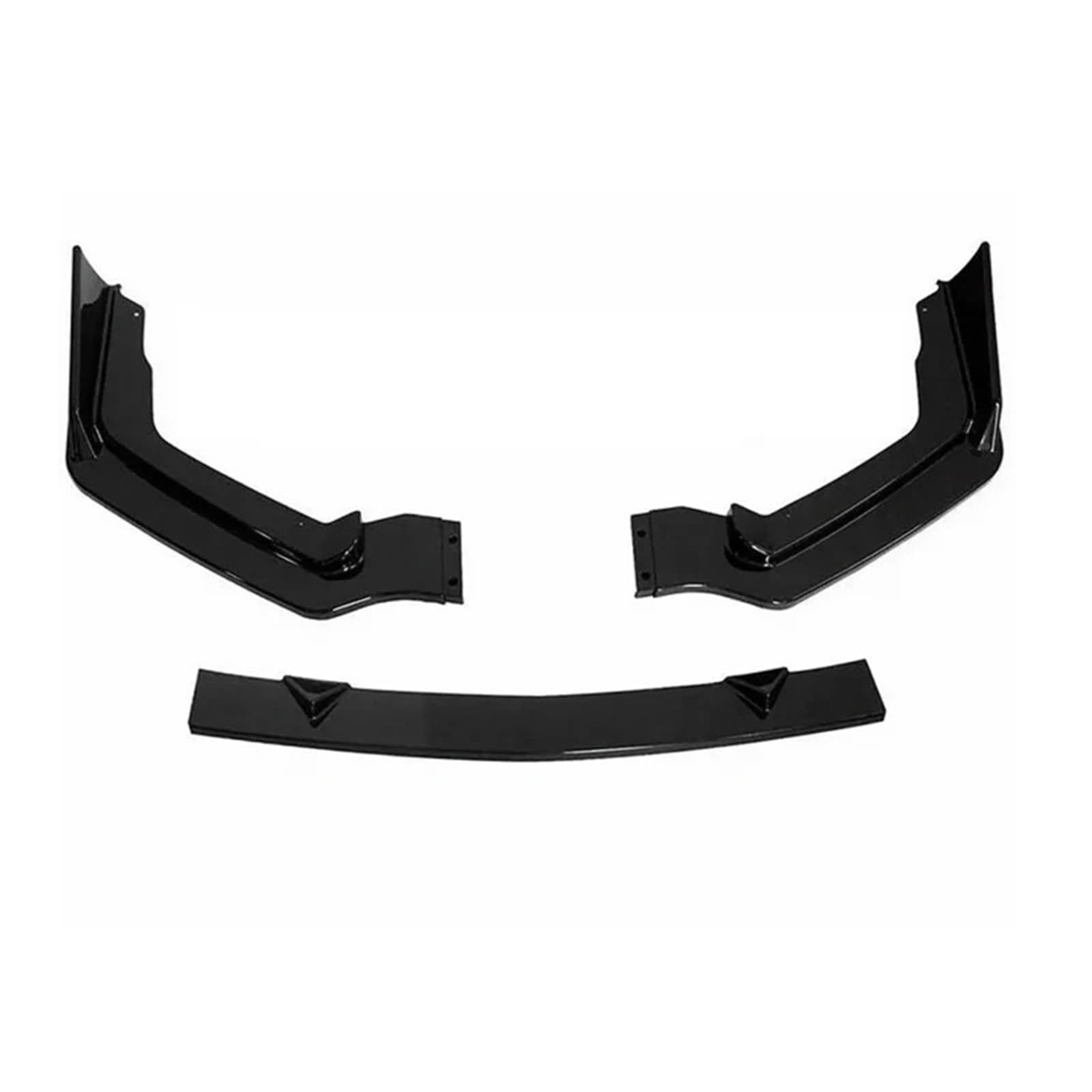 Front Spoiler Lippe Für Infiniti Für Q50 Für Sport Für Modell 2014-2021 3 Stücke Set Auto Vorderen Stoßfänger Lip Spoiler Splitter Frontstoßstange Lippe(Glossy Black 14-17) von HMGWLCGH