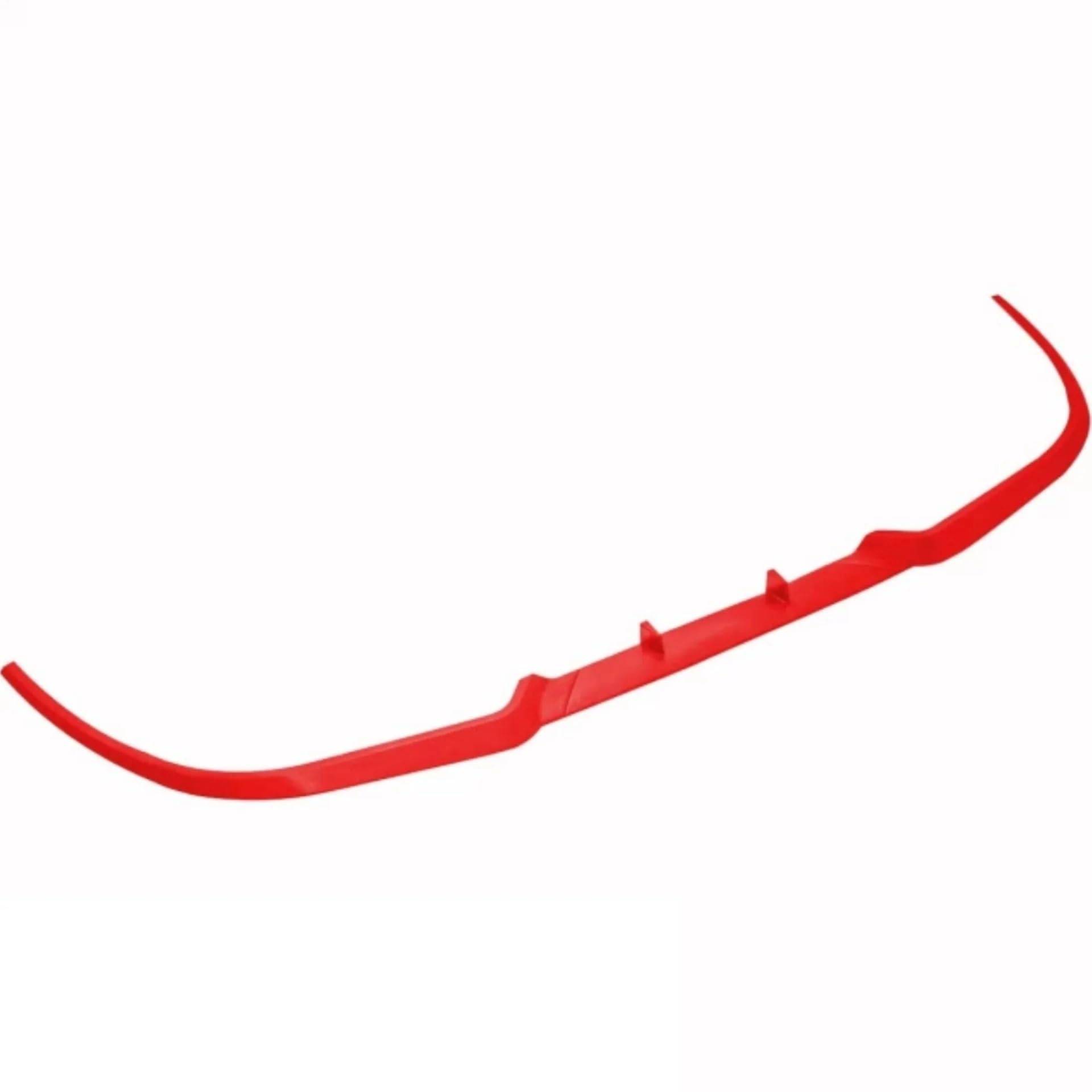 Front Spoiler Lippe Für Mini Für Cooper Für Cupra R Front Spoiler Front STOßSTANGE Lip Spoiler Lippe Universal 3 Pcs Körper Kit Sport Auto Zubehör Tuning ﻿ Frontstoßstange Lippe(Red) von HMGWLCGH