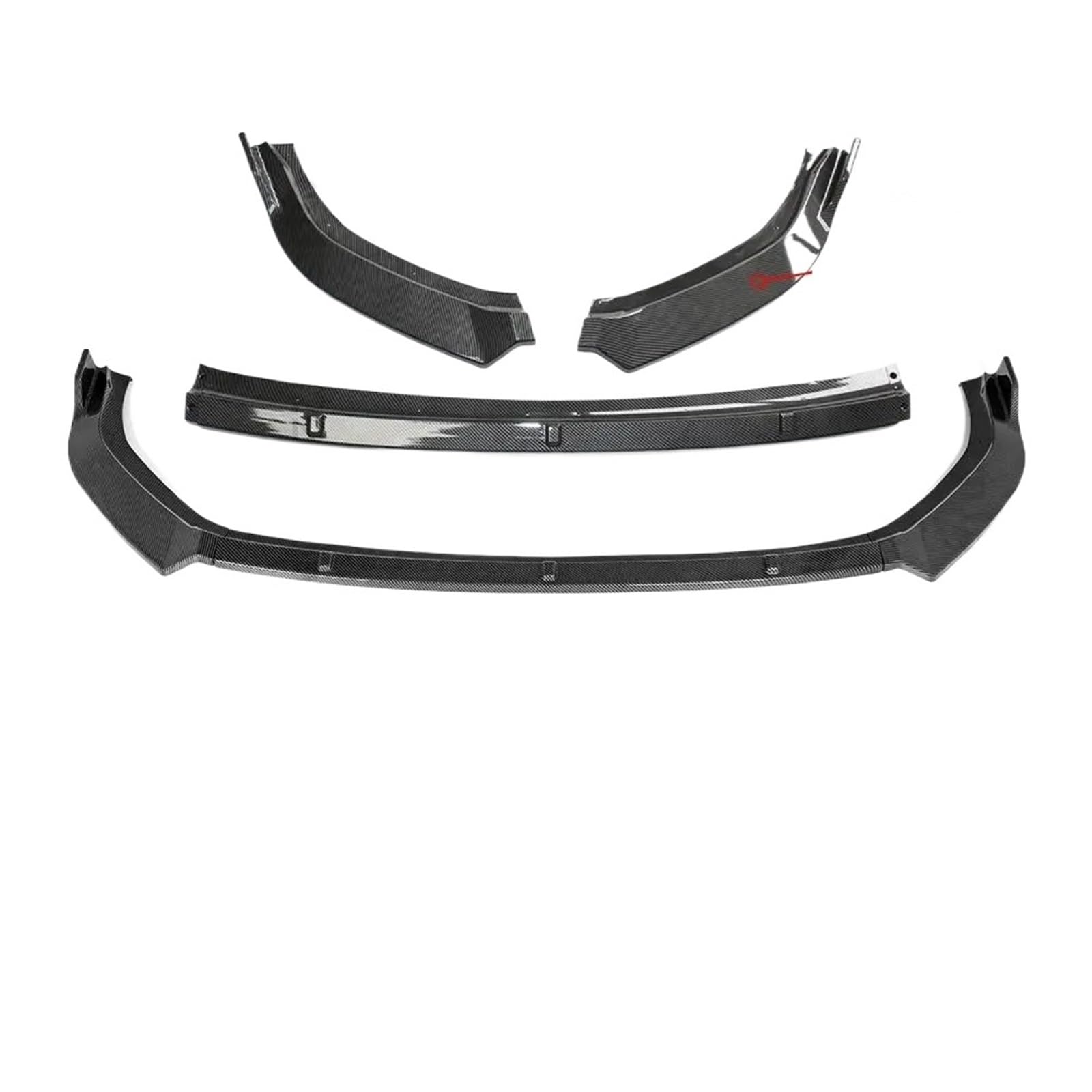 Front Spoiler Lippe Für Nissan Für Qashqai 2017 2018 2019 2020 Modifikation Tuning Zubehör Frontschürze Lippe Kinnschutz Facelift Spoiler Schutz Frontstoßstange Lippe(Carbon Fiber Look) von HMGWLCGH