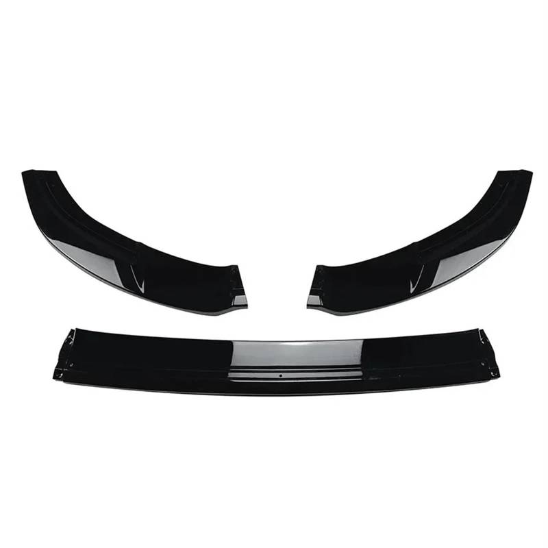 Front Spoiler Lippe Für Vw Für Golf 7 MK7 Für GTI Für GTD Für GTE R Für 2012-2018 MK7 Auto Vordere Stoßstange Lip Untere Splitter Diffusor Körper Kit Spoiler Trim Frontstoßstange Lippe(Gloss Black) von HMGWLCGH