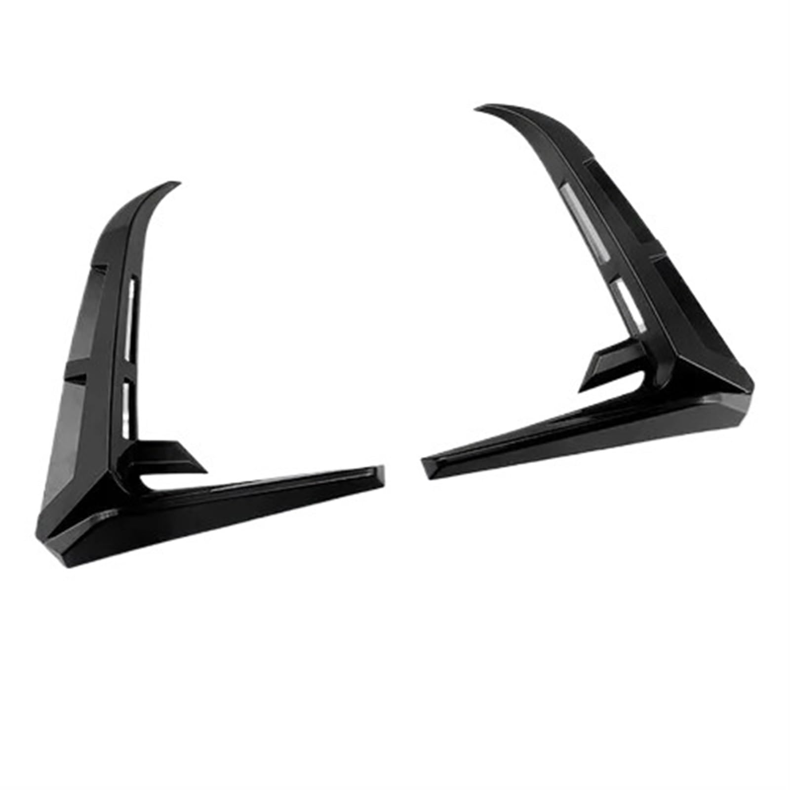 Front Spoiler Lippe Für ZEEKR 001 2021-2023 ABS Frontschürze Spoiler Luft Messer Lampe Augenbraue Trim Rahmen Anti Kollision Frontstoßstange Lippe(01) von HMGWLCGH