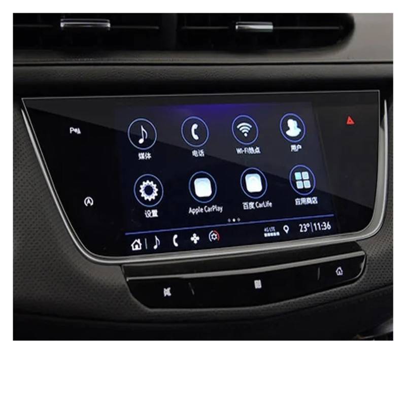 Für Cadillac Für XT5 Für XT6 Für XT4 CT4 CT5 CT6 2016-2020 Auto GPS-Navigationsfilm LCD-Bildschirm Gehärtetes Glas Schutzfilm Kratzfest Navigation Schutzfolie Aus Gehärtetem Glas(X5) von HMGWLCGH