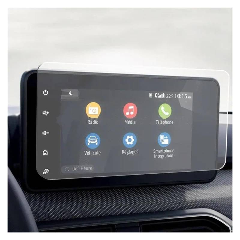 Für Dacia Für Sandero 3 Für Stepway 2020-2023 8 Zoll Auto-Infotainment-Radio GPS-Navigationsdisplay Schutzfolie TPU-Displayschutz Navigation Schutzfolie Aus Gehärtetem Glas von HMGWLCGH