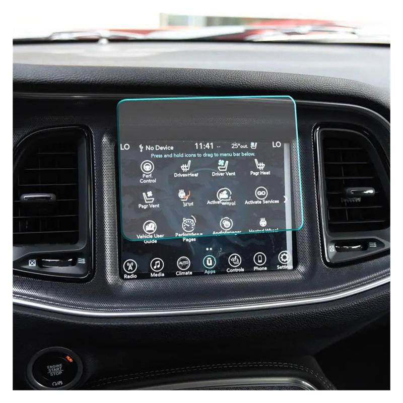 Für Dodge Für Challenger 2015-2020 Auto GPS Navigation Film LCD Bildschirm Gehärtetem Glas Screen Protector Navigation Schutzfolie Aus Gehärtetem Glas von HMGWLCGH