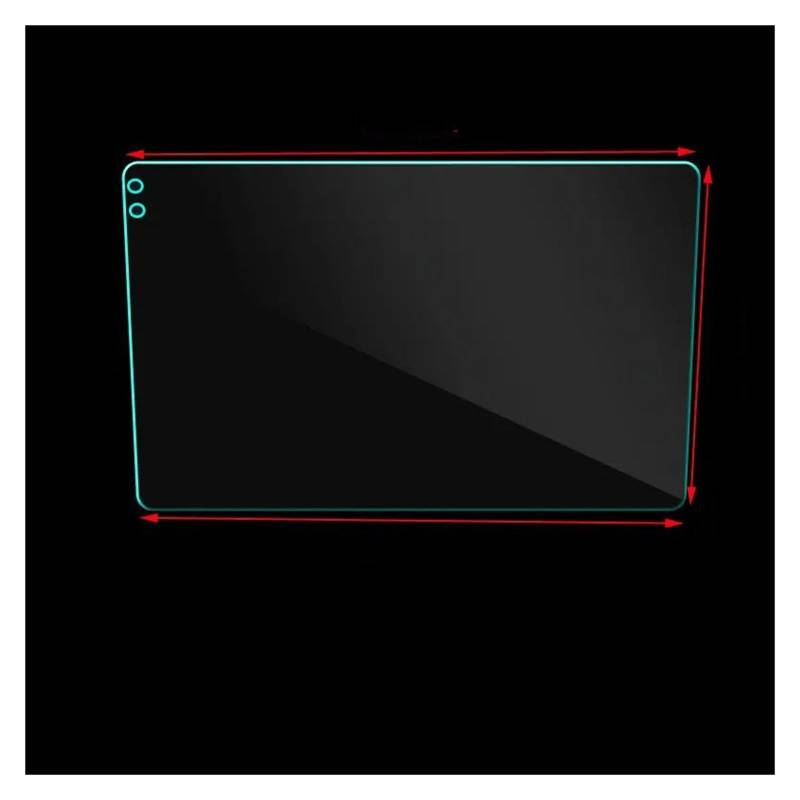 Für Für 9 Zoll Autoradio Multimedia Video Player Navigation GPS Auto Gehärtetes Glas Schutzfolie Aufkleber Navigation Schutzfolie Aus Gehärtetem Glas(Transparent) von HMGWLCGH