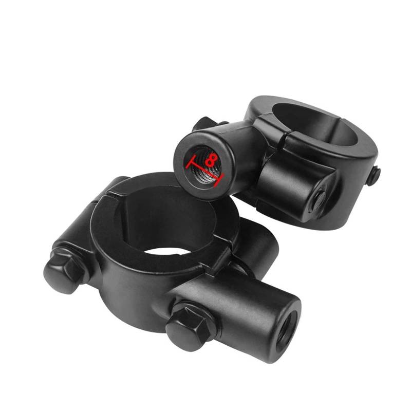 Für MT09 Für TMAX Für Xmax 125 Motorrad-Rückspiegel Mit 7/8 Zoll 22mm Lenkerklemme Roller Motorrad Seitenspiegel Zubehör Motorradspiegel Motorrad Seitenspiegel(8MM Handlebar Clamp) von HMGWLCGH