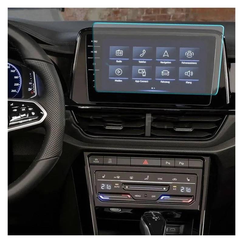 Für T-ROC 2022 8 Zoll 9 Zoll Auto GPS Navigation Gehärtetes Glas Displayschutzfolie Aufkleber Auto Displayschutz Navigation Schutzfolie Aus Gehärtetem Glas(GPS 9.2 inch) von HMGWLCGH