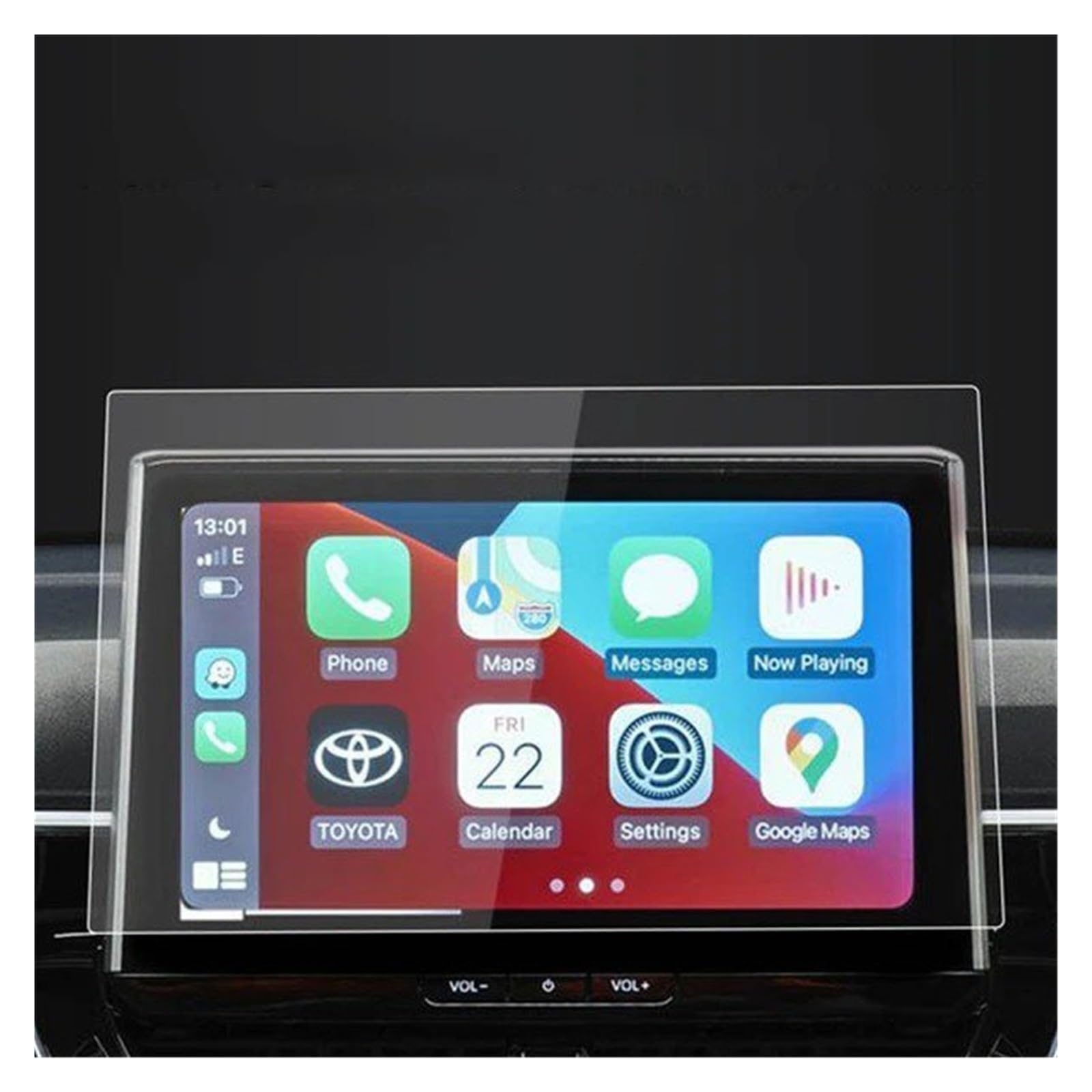 Für Toyota Für Corolla Für Cross Screen Protector 2023 ConsoleTempered Glas Schutz Film Navigator Schutz Auto Zubehör Navigation Schutzfolie Aus Gehärtetem Glas(22 C A HD) von HMGWLCGH