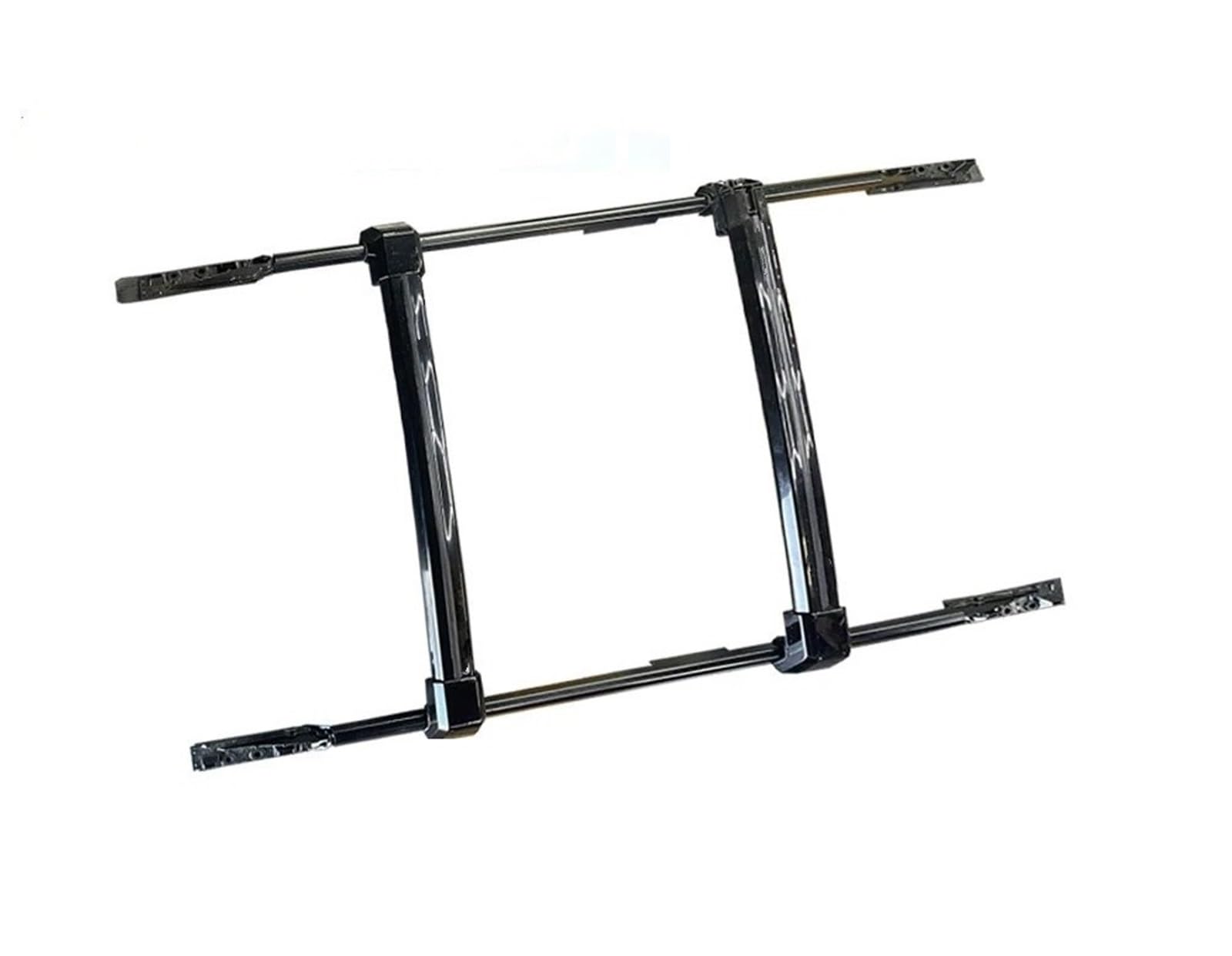 Für Toyota Für Land Für Cruiser Für Prado J250 LC250 2024 2025 4Pcs Aluminium Dachreling Racks Seite Schiene Bar Querlatte Kreuz Bar Dachträger Querstange Dachträger von HMGWLCGH