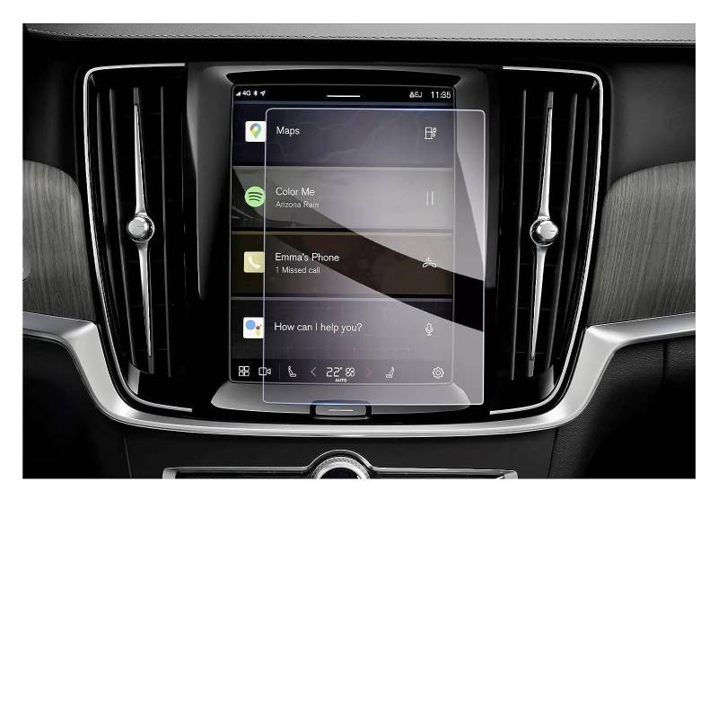 Für Volvo XC40 Für XC60 Für XC90 Für V60 C40 2017-2022 2023 8,7 Zoll Auto LCD GPS Navigation Gehärtetem Glas Bildschirm Film Schutz Navigation Schutzfolie Aus Gehärtetem Glas von HMGWLCGH