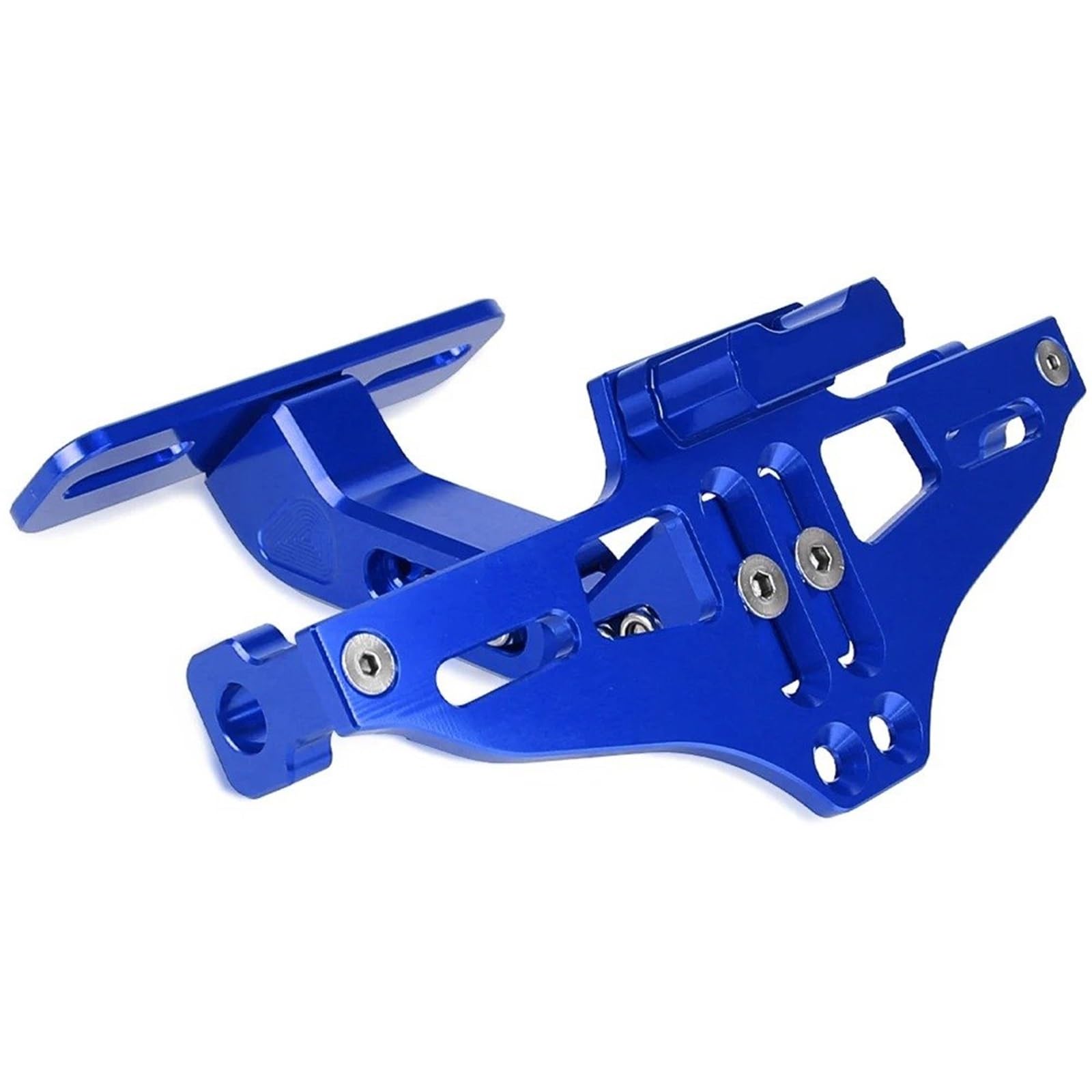 Für Xmax 125 Für Xmax 200 Für XMAX250 Für XMAX300 Für XMAX400 Hinten Halterung Mit Licht Schwanz Ordentlich Fender Eliminator Motorrad Kennzeichenhalter Nummernschildhalter(Blue) von HMGWLCGH