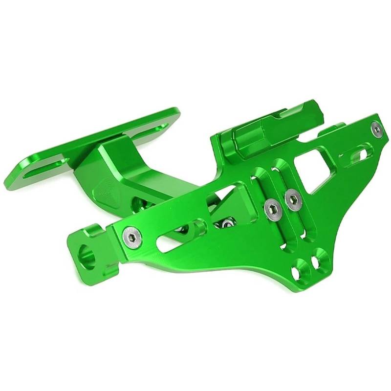 Für Xmax 125 Für Xmax 200 Für XMAX250 Für XMAX300 Für XMAX400 Hinten Halterung Mit Licht Schwanz Ordentlich Fender Eliminator Motorrad Kennzeichenhalter Nummernschildhalter(Green) von HMGWLCGH