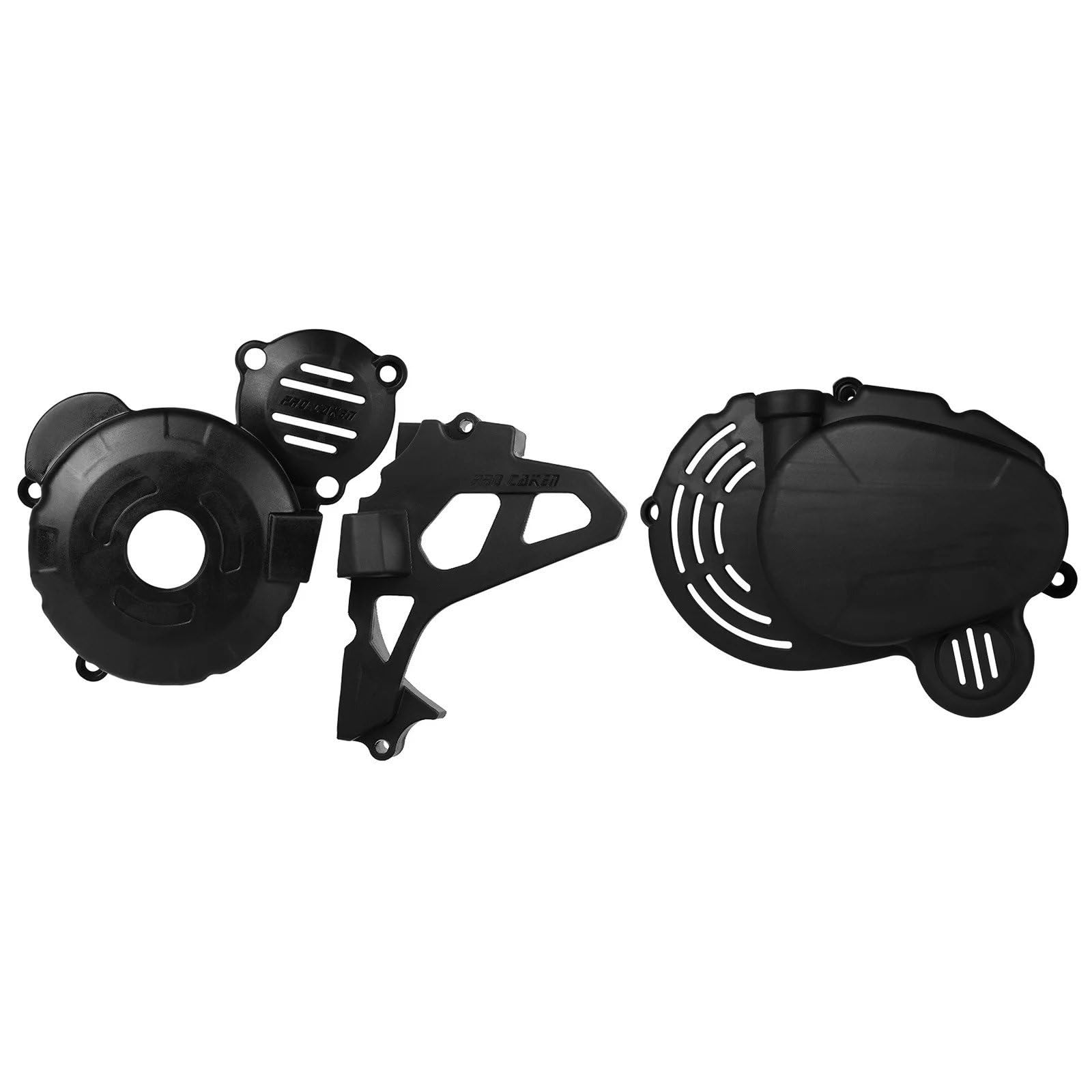 Für ZongShen Für CB250F ZS172FMM-3 Motor Für KAYO T4 Für GUIZUN Für XMOSUER Motorrad Motor Kupplung Schutz Wasserpumpe Abdeckung Zündung Schutzabdeckung Motorradmotoren(Black 3 Set) von HMGWLCGH