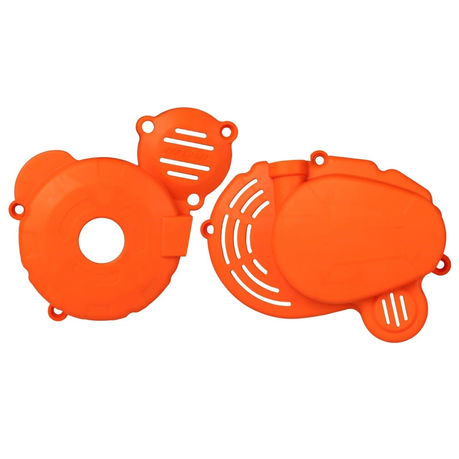 Für ZongShen Für CB250F ZS172FMM-3 Motor Für KAYO T4 Für GUIZUN Für XMOSUER Motorrad Motor Kupplung Schutz Wasserpumpe Abdeckung Zündung Schutzabdeckung Motorradmotoren(Orange 2 Set) von HMGWLCGH