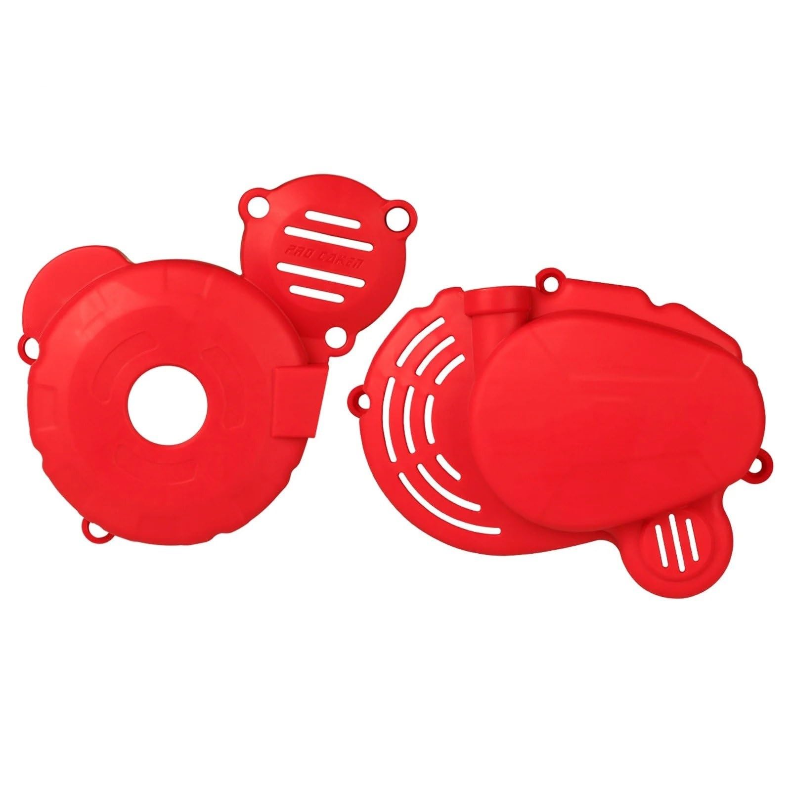 Für ZongShen Für CB250F ZS172FMM-3 Motor Für KAYO T4 Für GUIZUN Für XMOSUER Motorrad Motor Kupplung Schutz Wasserpumpe Abdeckung Zündung Schutzabdeckung Motorradmotoren(Red 2 Set) von HMGWLCGH