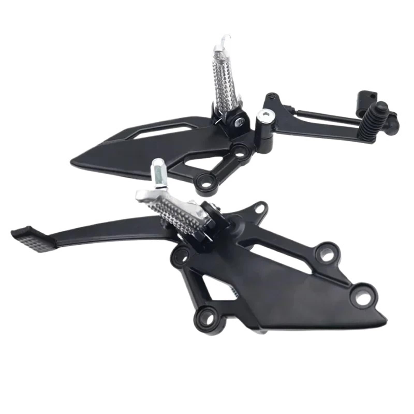 Fußstütze Motorrad Für Kawasaki Für Ninja 250 2X Motorrad Schalthebel Frontset Fuß Peg Halterung Fußstütze Pedal Shifter Racing Moto Fußrasten(Black) von HMGWLCGH