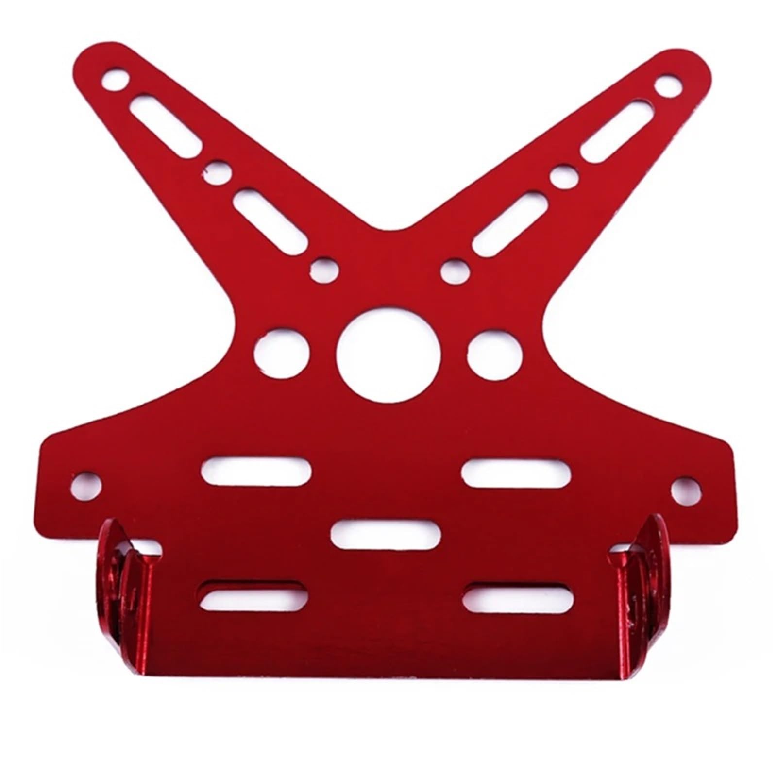 Galvanisieren Sie Den Hinteren Nummernschildrahmen des Motorrads Aus Aluminiumlegierung Den Roller-Nummernschildhalter In 5 Farben Motorrad Kennzeichenhalter Nummernschildhalter(Red) von HMGWLCGH