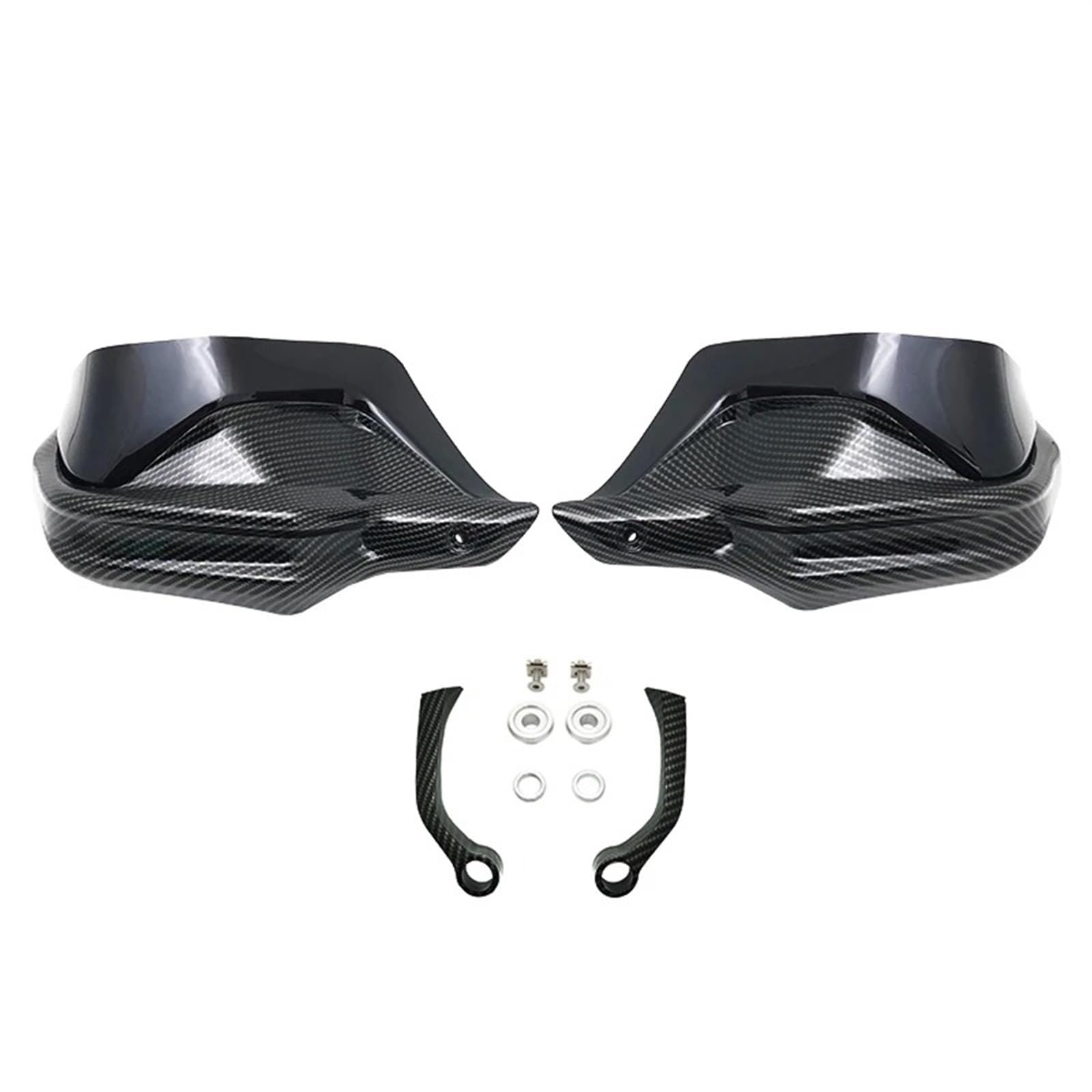 Lenker Handschutz Für F 800GS Für F800 GS Für Abenteuer Für F800GS Für ADV 2013-2023 Motorrad Handschutz Hand Schild Schutz Windschutzscheibe Motorrad Lenkerschutz(Carbon Black Set) von HMGWLCGH