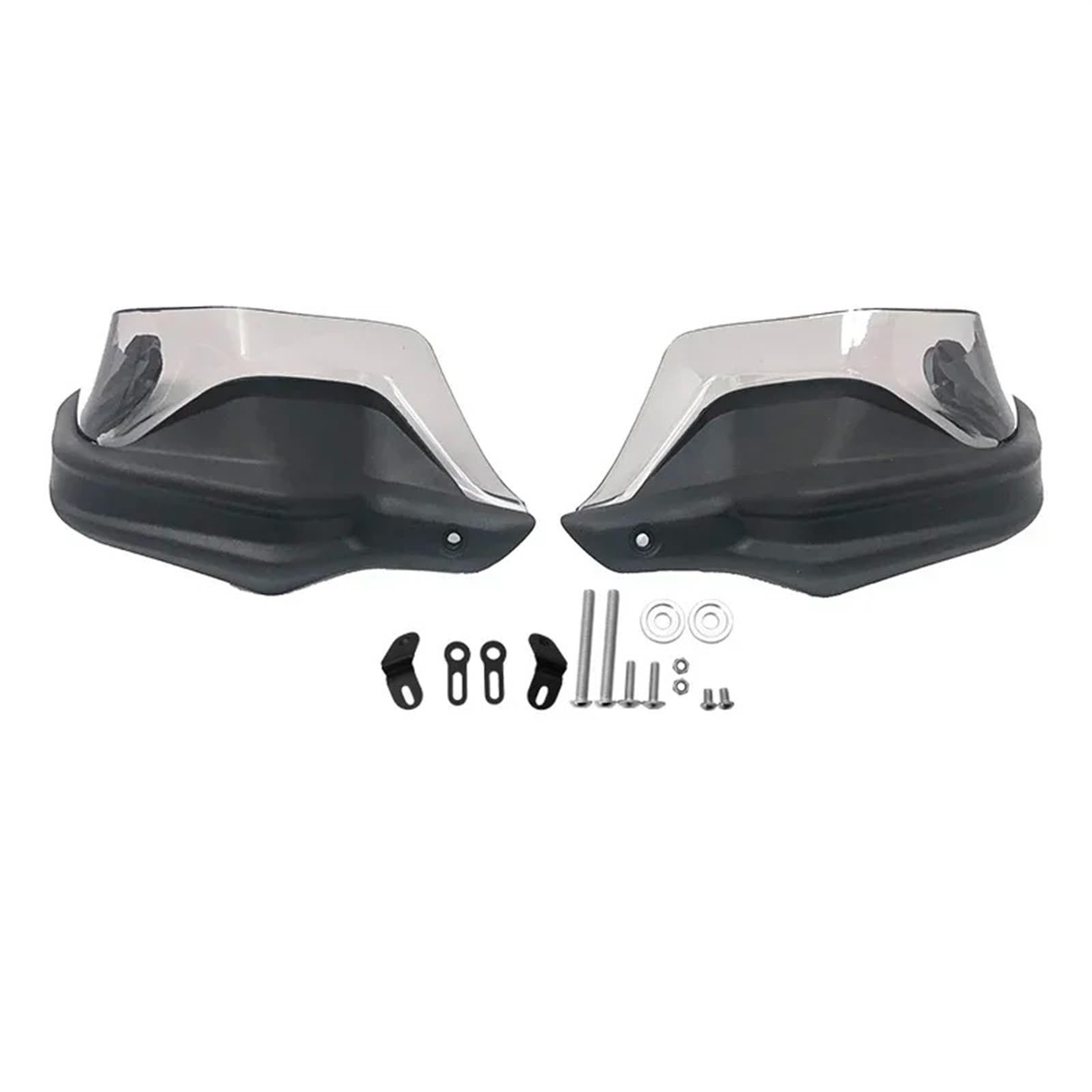 Lenker Handschutz Für KYMCO Für Xciting S400 S350 S250 Für RKS150 CT250 CT300 Motorrad Handprotektoren Schild Schutz Windschutzscheibe Hand Wind Schutz Motorrad Lenkerschutz(Black Grey Set) von HMGWLCGH